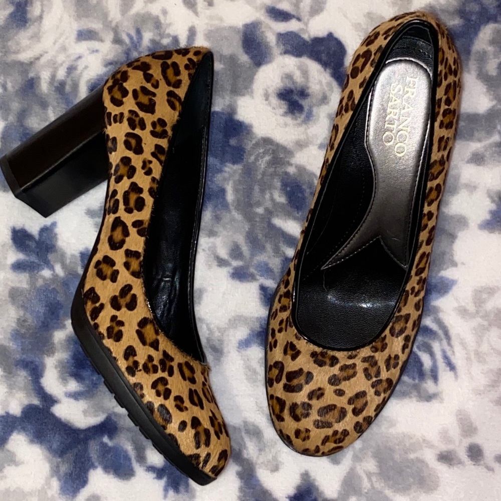 Cheetah print heels